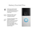 thumbnail image 2 of Timbre con Cámara Inalámbrico Ring Battery Doorbell Plus, 2 of 5