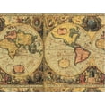 thumbnail image 1 of Pack of 1, Old World Map 26" x 417' Half Ream Roll Gift Wrap for Holiday, Party, Kids' Birthday, Wedding & Special Occasion Packaging, 1 of 1