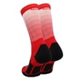 thumbnail image 2 of TCK Sublimated Fade Basketball Socks (Scarlet Red, Small), 2 of 2