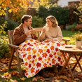 thumbnail image 6 of WDOBM Warm Blanket, Plush Blanket, Maple Leaf Pumpkin Flannel Sofa Throw Blanket, Flannel Blanket, Fall Pumpkin Throw Blanket for Sofa Throw Blanket, 6 of 6