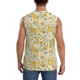 thumbnail image 4 of Daiia Cute Sunflower Printed Men's Tank Tops,Casual Soft Sleeveless Gym Muscle Shirts Bodybuilding Tee-X-Large, 4 of 8