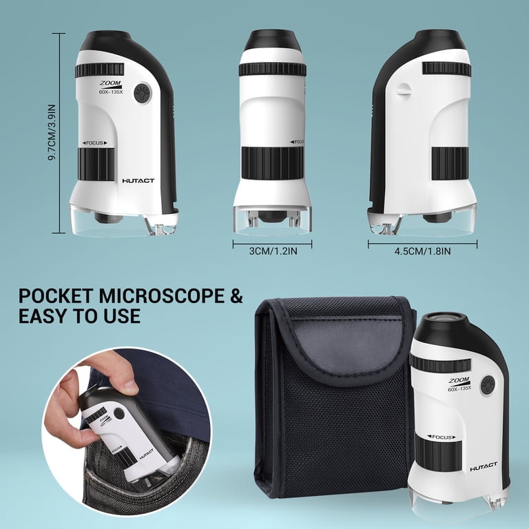 BEBANG Pocket Microscope Handheld Mini Kids Microscope photo 5