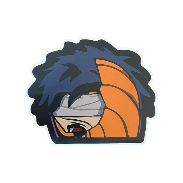 Ninja Academy Orange Mask Shattered Face Anime Peeker Sticker Decal Decoration Ninja Academy Orange Mask Shattered Face Anime Peeker Sticker Decal Decoration