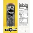 thumbnail image 5 of Super Coffee Triple Shot Espresso with Cream, Iced Espresso Can, 11 fl oz, 12 Pack, 180 mg Caffeine, Cow Milk, 5 of 5