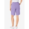 thumbnail image 2 of Woman Within Plus Size 7-Day Straight-Leg Elastic-Waist Stretchy Knit Short, 2 of 6