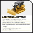 thumbnail image 5 of Diecast Masters 1:50 Caterpillar D5 LGP Fire Suppression Dozer | High Line Series Cat Trucks & Construction Equipment | 1:50 Scale Model Diecast Collectible Model 85952, 5 of 9