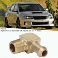 thumbnail image 3 of 1/8in 27 NPT Turbocharger Brass Hose Fitting Nipple Corrosion Resistant Replacement for Garrett T2 T25 T28 T3 Turbo, 3 of 5