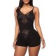 thumbnail image 3 of VISgogo Conjunto de lencería sexy de color sólido para mujer, camisola con tirantes de empalme de encaje con cuello en V, pantalones cortos elásticos delgados VISgogo moda, 3 of 7