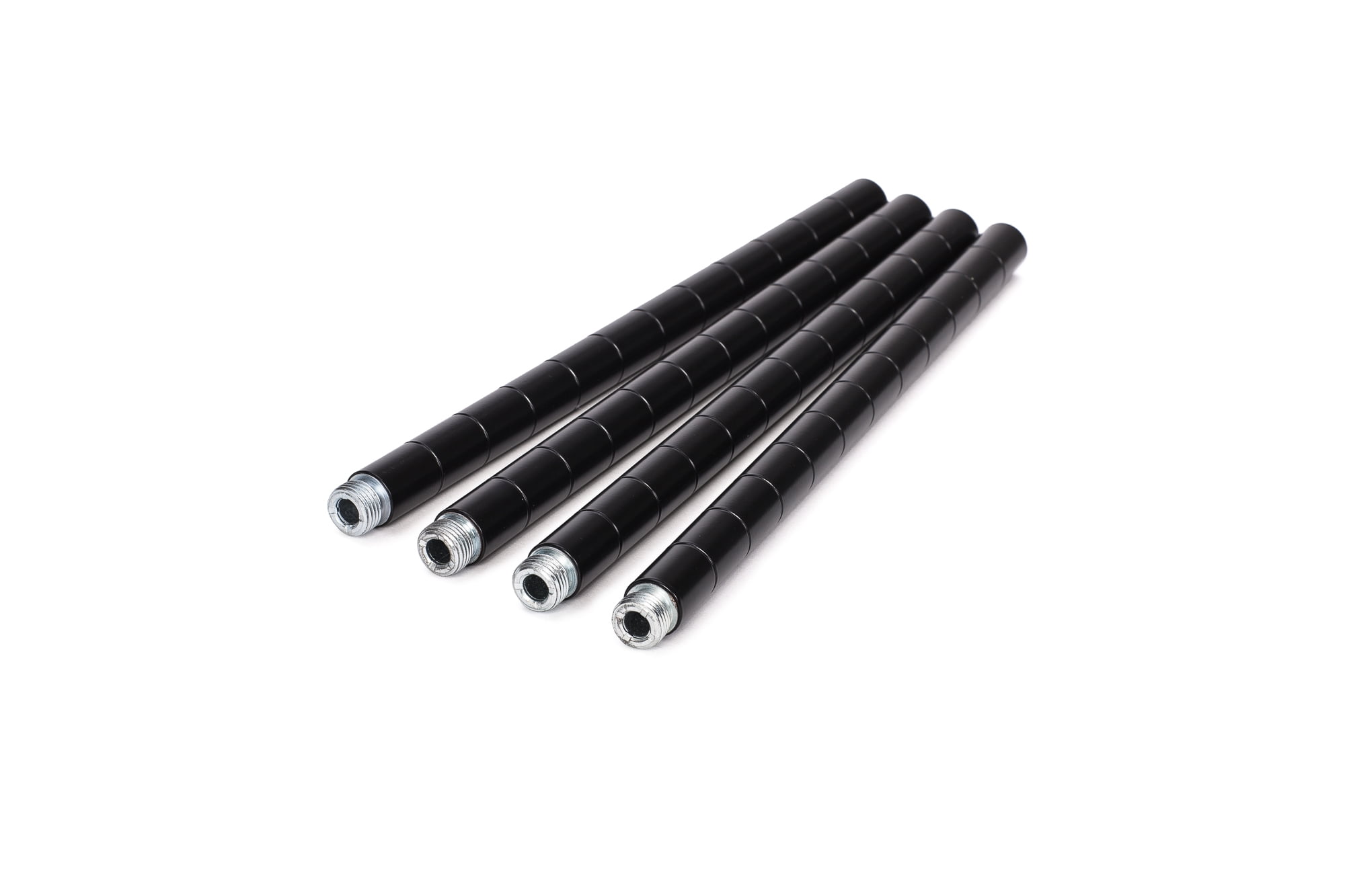 Black 8-Pack Fits 3/4" Pole Diameter Hss Wire Shelf Lock Clip 