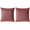 Rose Red, variant on 2-Pack Decorative Throw Pillow Covers for Couch and Bed, Soft Embossed Texture Cushion Covers with Hidden Zipper, Modern Accent Home Decor for Living Room and Bedroom