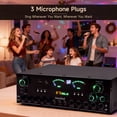 thumbnail image 6 of VIPQV Stereo Receivers 3000W 5.1 Channel Home Audio Amplifier, Karaoke, Theater Speakers with Bluetooth, 6 of 7