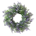 thumbnail image 1 of Guirnalda de lavanda artificial Oficina en casa Puerta de entrada Colgante Adorno floral Decoración Corona falsa Inevent HA9043-00B, 1 of 6