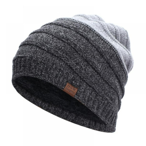 Slouchy Beanie for Men Winter Hats for Guys Cool Beanies Mens Lined ...