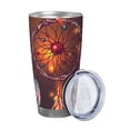 thumbnail image 2 of KLL Beautiful Dreamcatcher1 Print 40oz Stainless Steel Insulated Car Cup with Spillproof Lid - Keep Your Drink Hot or Cold on the Go-Straw Two-piece Set, 2 of 8