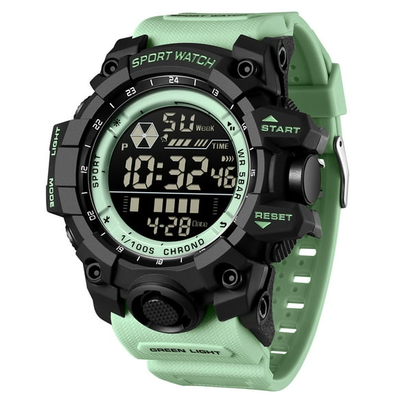 Men's Watch Waterproof Digital Sport Watch Military Digital Watches for men Alarm Back Light Classic Large face Watch