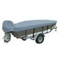 thumbnail image 2 of Carver Performance Poly-Guard Wide Series Styled-to-Fit Boat Cover f/13.5' V-Hull Fishing Boats - Grey, 2 of 2