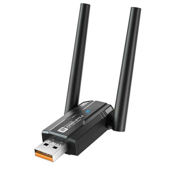 USB WiFi Adapter for Destop PC/Laptop,WiFi 6 Bluetooth 5.4 USB Adapter for PC Laptop, Enhanced 5dBi Long Range AX900Mbps WIFI 2.4G/5GHz Dual Band Wireless Network Dongle Built-in Driver for Windows 1