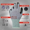 thumbnail image 4 of (3 Pairs) ZMLEVE Multi Purpose Working Gloves Spandex with NBR Foam Coated, 4 of 6