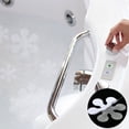 thumbnail image 4 of Cinta antideslizante transparente para baño, cinta adhesiva antideslizante para ducha, tira redonda de copo de nieve, pegatina antideslizante, 12 piezas, 4 of 4