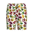 thumbnail image 4 of Wukai Colorful Fruits Men’s Short Pajama Pants With Pockets Soft Sleep Pj Shorts for Men-Small, 4 of 6