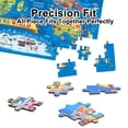 thumbnail image 4 of Motyawn Rompecabezas de Mapa Mundial de 200 Piezas para niños y Adultos Rompecabezas de Mapa Mundial Rompecabezas de Piso Geografía para niños pequeños Juguetes educativos para niños y niñas Globo Atl, 4 of 6