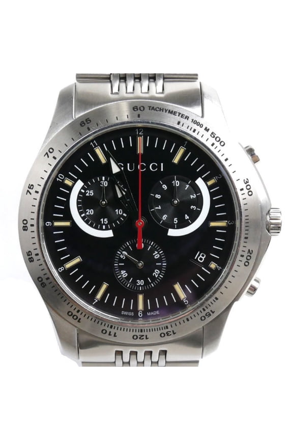 Pre-Owned GUCCI G-Timeless Chronograph Watch, Battery-Powered, YA126254/126.2, Men's (Good)