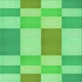 thumbnail image 1 of Ahgly Company Tapis d'Intérieur Lavable en Machine Carré Vert, 8 Pieds Carré, 1 of 7
