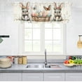 thumbnail image 4 of Easter Bunny and Egg Pattern Washable Polyester Window Valance for Kitchen Bathroom Living Room Bedroom Spring Decor, 4 of 6