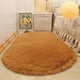 thumbnail image 5 of Fiudx Alfombra Ovalada, Lujosa Alfombra En Tacto de Seda, Manta Lavable para Dormitorio, Alfombra Antideslizante para Salón, Solución para Decorar El Pasillo, Diseño Seguro para Toda La Familia, Una, 5 of 5