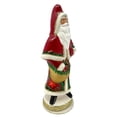 thumbnail image 3 of Pinnacle Peak Trading Ino Schaller Red Flower Santa with Horse Toy German Paper Mache Candy Container, 3 of 8