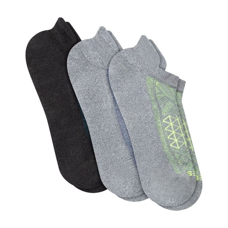 Hanes Men's Absolute Comfort Cushioned Heel Shield Socks, 3-Pairs photo 6