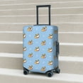 thumbnail image 5 of Uemuo Corgi Dog Printed Washable Luggage Cover - Fashion Suitcase Protector Fits 18-32 Inch Luggage -Large, 5 of 9