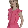 thumbnail image 3 of Falling Flowers Women's Smocked Fit & Flare With Ruffle Details Short Dress, Sizes XS-XL, 3 of 7