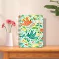 thumbnail image 2 of 2026-2027 Academic Planner, July 2026 - June 2027, 6.1" x 8.4", Weekly & Monthly Spreads, Navy Blue Floral Design, Spiral Bound Organizer with Ruler Bookmark and Inner Pocket, 2 of 10