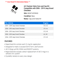 thumbnail image 2 of A/C System Valve Core and Cap Kit - Compatible with 2006 - 2010 Jeep Grand Cherokee 2007 2008 2009, 2 of 2