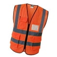 thumbnail image 1 of Chaleco de Seguridad de Visibilidad, , 3 Tamaños, 2 Colores para Elegir - Naranja m Naranja XL DYNWAVEMX Chaleco reflectante de seguridad, 1 of 8