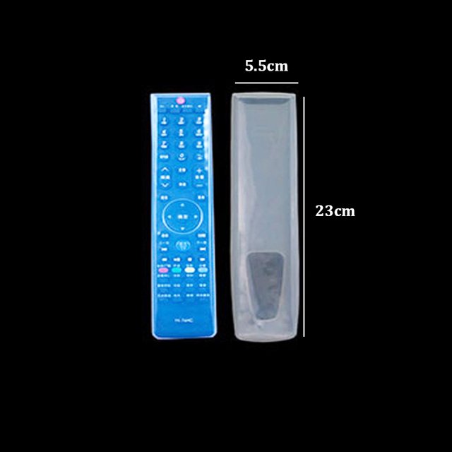 1PC Silicone TV Air Condition Remote Control Protctive Case Waterproof Dust Protective Storage Bag 23X5.5cm