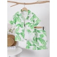 thumbnail image 2 of PureChapter Boys' Clothing Sets Boys Summer Outfits Hawaiian Vacation Collared Shirt & Shorts 2-Piece Casual Beach Wear for Kids 8-12 Years, 2 of 8
