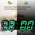 thumbnail image 3 of Digital wall clock LED electronic gift alarm clock intelligent 3d digital clock alarm clock, 3 of 6