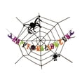 thumbnail image 3 of Decoración de telaraña de Halloween realista, versátil y ligera, para colgar en el fondo. Estilo B, 3 of 9