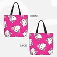 thumbnail image 2 of Lsque Sanrio Pattern Tote Bag for Women, HandBags with Zipper, Large Capacity Casual Shoulder Handbags with Inner Pockets, 2 of 7