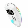 thumbnail image 4 of UHUYA Wireless Mouse 2.4GHz Wireless Mouse Gaming Mouse RGB Backlight Wireless Optical USB Gaming Mouse 4800DPI Rechargeable Mute Mice White, 4 of 8