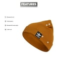 thumbnail image 2 of adidas Originals Grove Beanie, Gold Ochre/White, One Size, 2 of 8