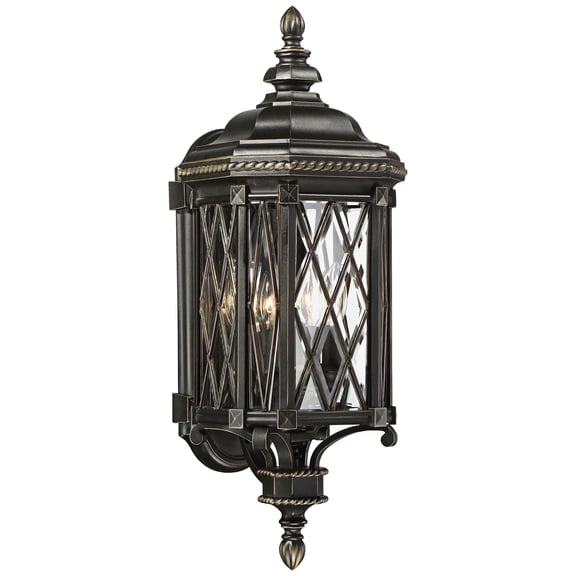 9321-585-Minka Lavery-Bexley Manor - Outdoor Wall Lantern Traditional in Traditional Style - 25.25 inches tall by 9 inches wide