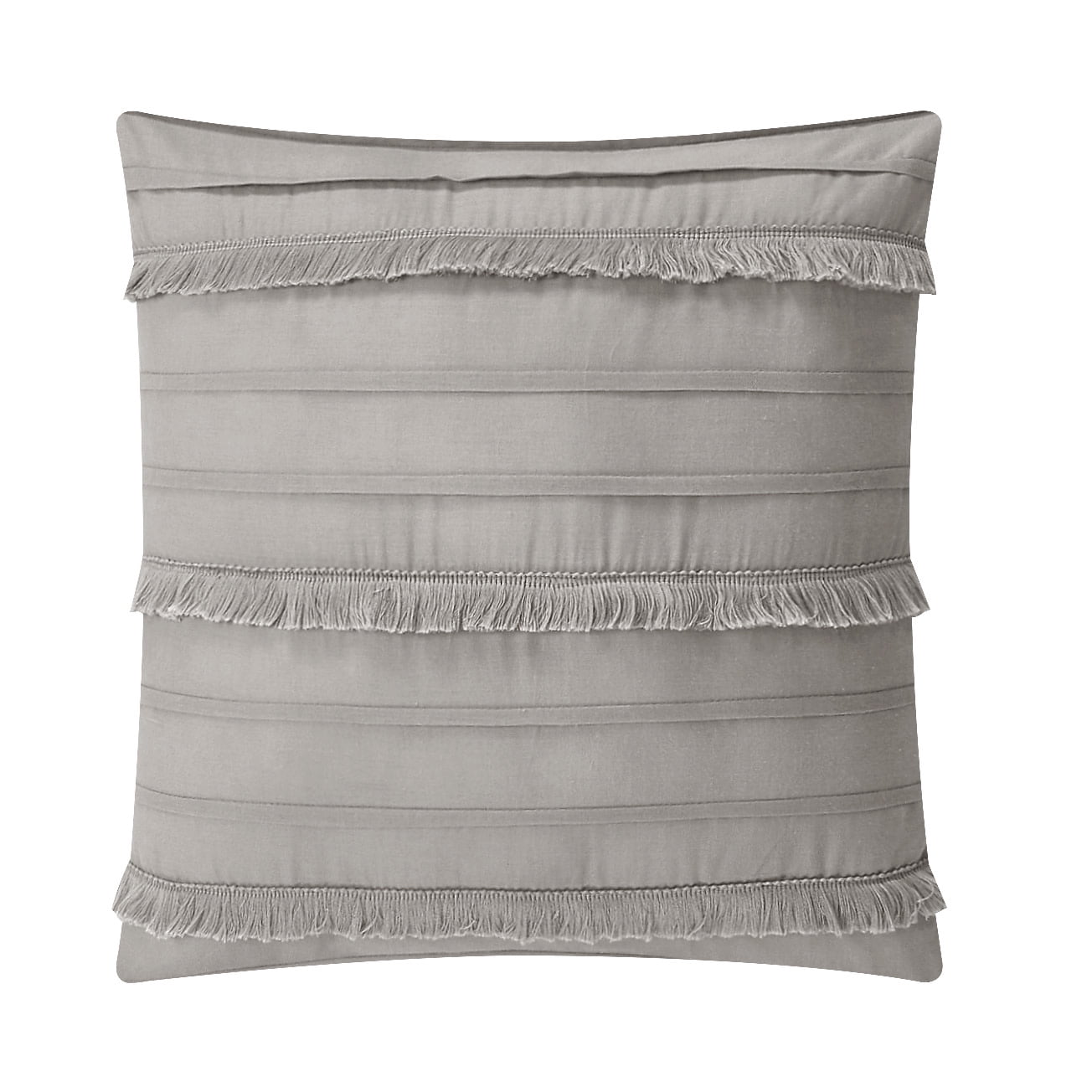 Chic Home Orson 9-Piece Geometric Cotton Comforter Set, King, Grey