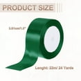 thumbnail image 2 of Rollo de Cinta de Satén Uxcell, Cinta para Envolver Regalos para Manualidades de Boda Fiesta Verde Esmeralda, 2 of 6