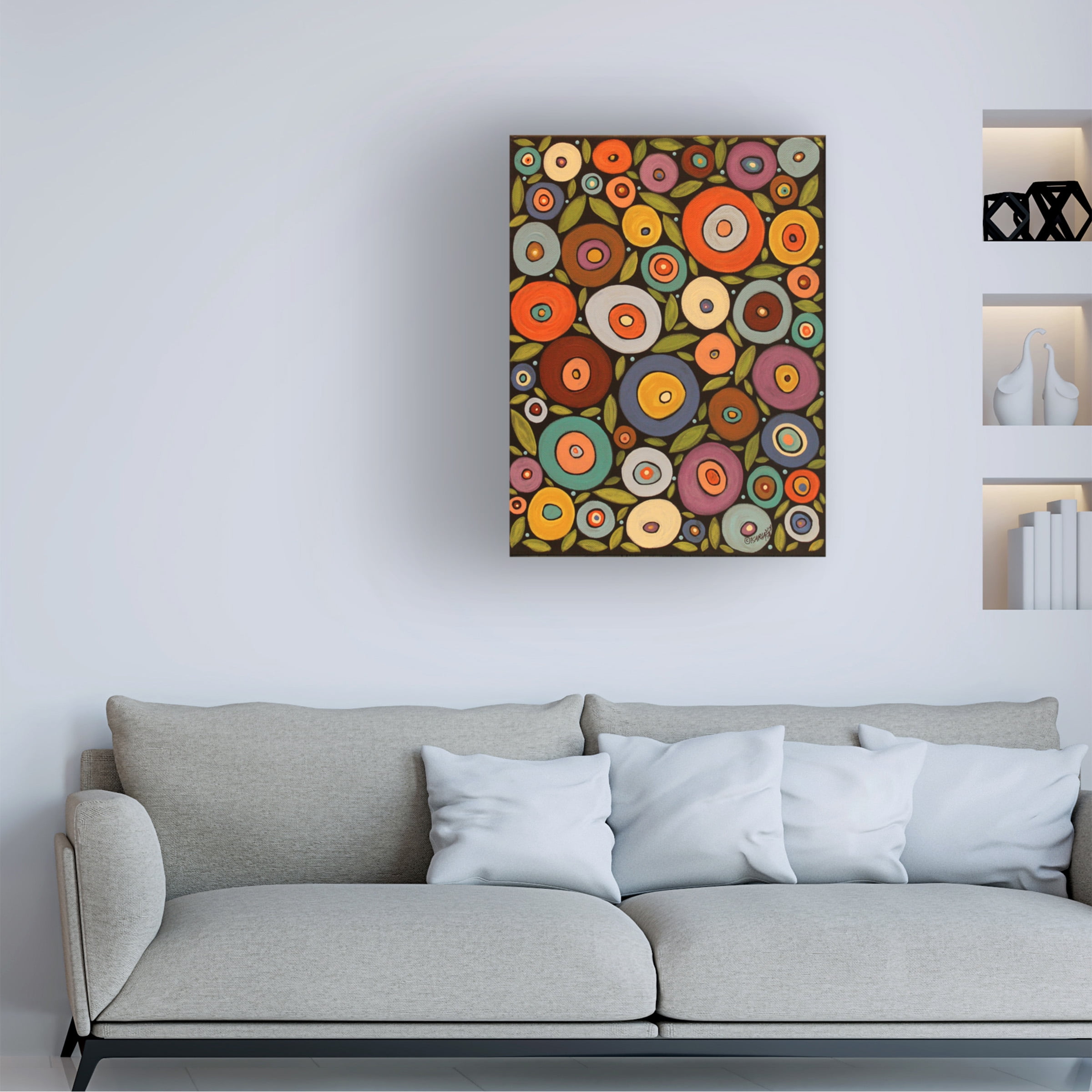 Karla Gerard 'Prim Posies' Canvas Art