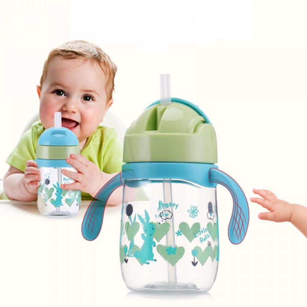 bc babycare Straw Sippy Cups for Toddler, No Spill Sippy Cups for