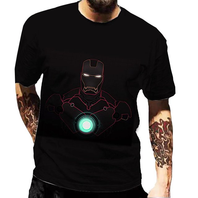 Disney Wunder Held Iron-Man 3D-Druck Männer Kurzarm camiseta neue Kleidung Sommer Streetwear Casual Fashion Kinder Tops xuanjing unisex