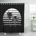 thumbnail image 1 of Juego de cortinas de ducha ABPHQTO impermeables Tropic Sunset 165x180 cm, 1 of 2